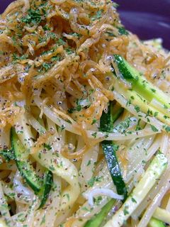 しらすとズッキーニのパスタ-レシピのメイン写真