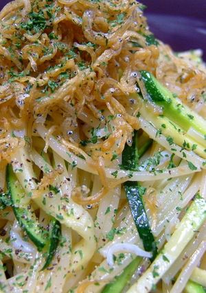 しらすとズッキーニのパスタ-レシピのメイン写真