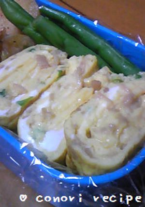 【お弁当に♡】なめたけのたまご焼き-レシピのメイン写真
