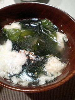 卵白とわかめの中華スープ-レシピのメイン写真