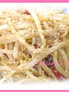 節約レシピ♪もやしのきんぴら風-レシピのメイン写真