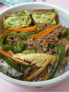 彼に作ってあげたい青椒肉絲丼-レシピのメイン写真
