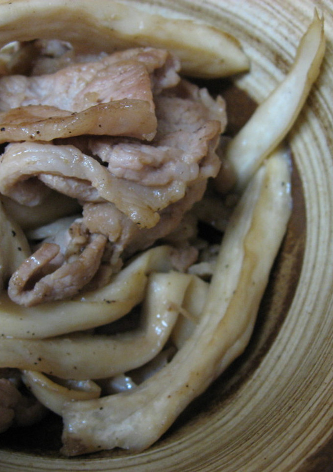 エリンギと豚肉の炒めもの-レシピのメイン写真