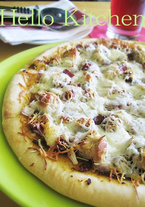 チキン＆クランベリーピザ-レシピのメイン写真