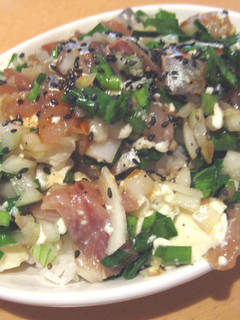 あじニラ豆腐丼!-レシピのメイン写真