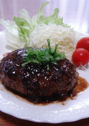 和風*梅てりハンバーグ*-レシピのメイン写真