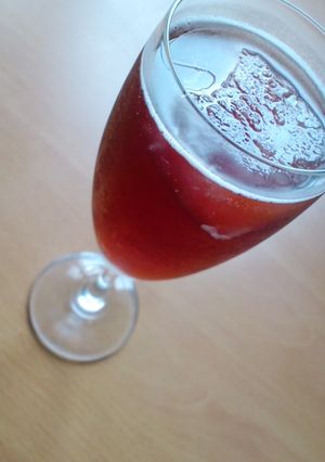 三ツ矢サイダー＆フルーツ酢のカクテル風♪-レシピのメイン写真