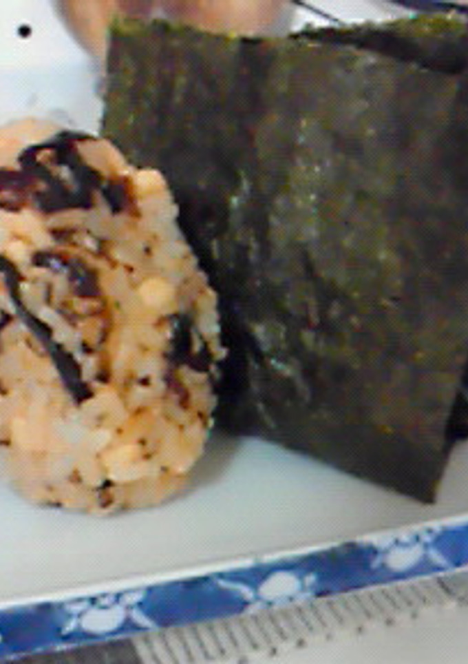 コクうま☆シソ昆布と揚げ玉のおにぎり♪-レシピのメイン写真