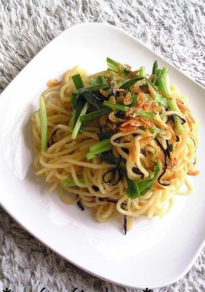 塩昆布と桜海老の焼きそば☆柚子風味☆-レシピのメイン写真