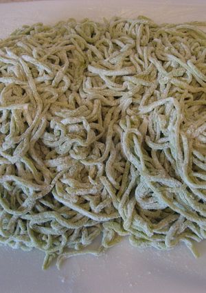 生パスタ　ほうれん草入り-レシピのメイン写真