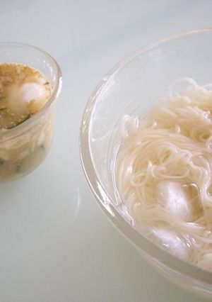 簡単冷汁そうめん-レシピのメイン写真