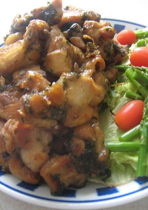 大葉にんにく醤油でから揚げ-レシピのメイン写真