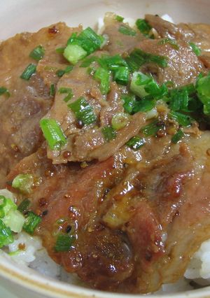 サイダーでやわらか豚丼♪-レシピのメイン写真