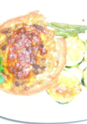 トマトカップで牛ひき肉のオーブン焼き-レシピのメイン写真