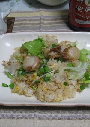 レタス入りバターホタテ炒飯-レシピのメイン写真