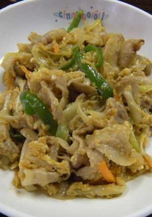 ✿豚と野菜の卵炒め✿-レシピのメイン写真