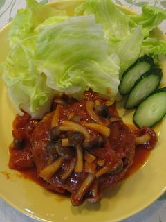 野菜も食べてね♡豆腐煮込みハンバーグ-レシピのメイン写真