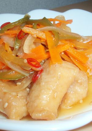 白身魚と豆腐の南蛮漬け☆-レシピのメイン写真