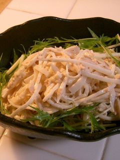 鶏ハムと大根の梅肉マヨネーズサラダ★-レシピのメイン写真