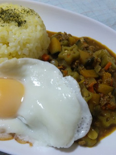 夏野菜たっぷりキーマカレー♪-レシピのメイン写真