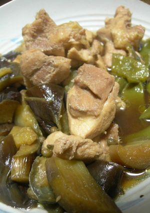 なすと鶏もも肉の山椒煮-レシピのメイン写真