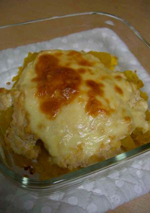 南瓜のお豆腐味噌クリームチーズ焼き-レシピのメイン写真