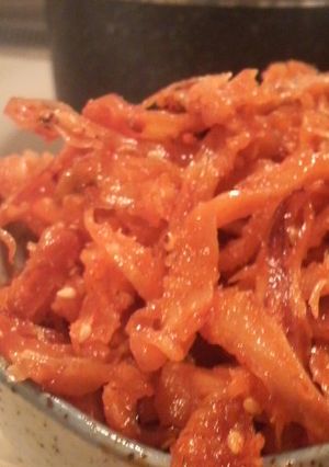食べ過ぎ注意！韓国風さきイカ(~o~)ﾉ-レシピのメイン写真