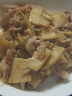 筍と豚肉の中華炒め-レシピのメイン写真