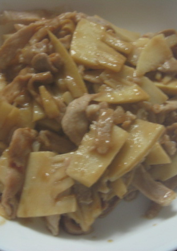 筍と豚肉の中華炒め-レシピのメイン写真