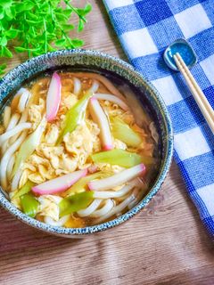 寒い時に♡あんかけ卵とじうどん♡-レシピのメイン写真