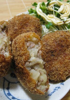 豚ひき肉とごぼうのしぐれ煮コロッケ-レシピのメイン写真