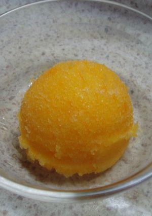 ♪ふわふわ みかんの缶詰でシャーベット♪-レシピのメイン写真