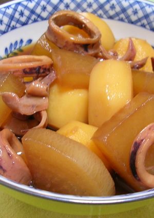 イカと大根とじゃがいもの煮物☆-レシピのメイン写真