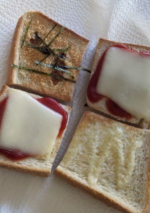 1枚で満足！、食パンアレンジっ！-レシピのメイン写真