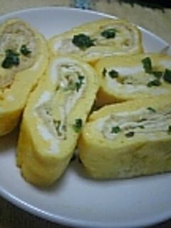 ❀お弁当に!油揚げ&葱の卵焼き❀-レシピのメイン写真