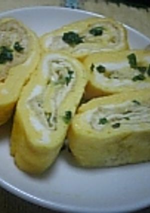 ❀お弁当に!油揚げ&葱の卵焼き❀-レシピのメイン写真