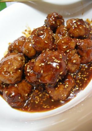 ＊韓国風＊カラカラ肉団子♪-レシピのメイン写真
