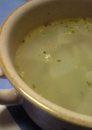 大根とニラのやさしいスープ☆ショウガ風味-レシピのメイン写真