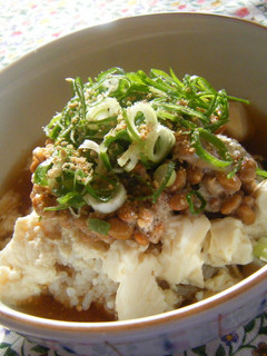 納豆&豆腐のピリ辛さらさら丼-レシピのメイン写真
