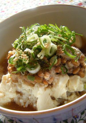 納豆＆豆腐のピリ辛さらさら丼-レシピのメイン写真