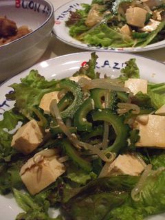 簡単☆ゴーヤ・豆腐・もやしの和風サラダ-レシピのメイン写真