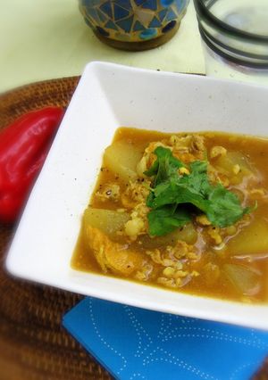 ヘルシー！冬瓜のカレースープ-レシピのメイン写真