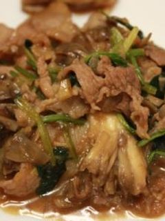 豚肉とほうれん草と舞茸のオイスター炒め♡-レシピのメイン写真