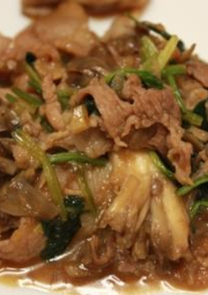 豚肉とほうれん草と舞茸のオイスター炒め♡-レシピのメイン写真