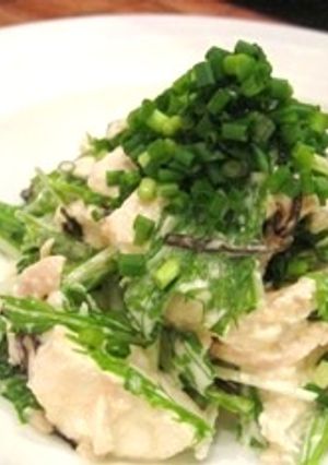塩昆布とササミで簡単お豆腐サラダ★-レシピのメイン写真