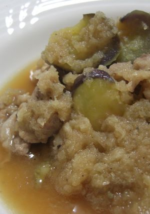 ○豚肉と茄子のたっぷりみぞれ煮○-レシピのメイン写真
