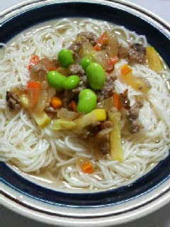 そうめんで冷やしラーメン風-レシピのメイン写真