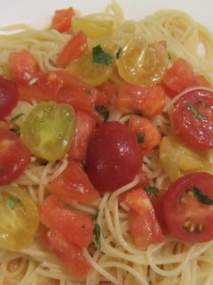 ころころ☆冷製トマトパスタ-レシピのメイン写真