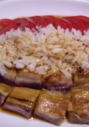 焼き茄子とトマトの甘酢がけ♥夏サラダ-レシピのメイン写真