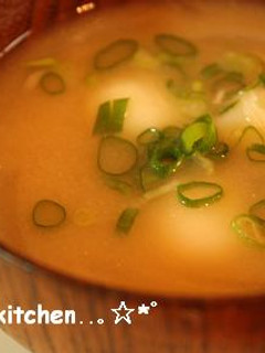 おだんごのお味噌汁-レシピのメイン写真